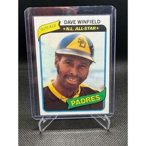 1980 Topps Dave Winfield San Diego Padres NL All-Star Baseball Card 230